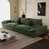 Canapé d'angle modulable en tissu rembourré au design moderne, en forme de L, pour salon
