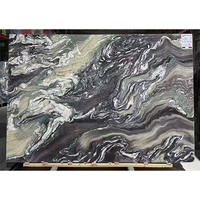 Dalle de marbre Calacatta Viola polie avec veines violettes pour comptoir de cuisine, carrelage de sol, panneau mural, escalier