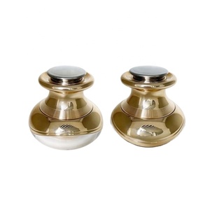 Tarro de Crema Cosmética Acrílico de Lujo Personalizable al por Mayor con Cabezal de Masaje Vibratorio - Product Image 1