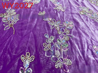 Robe Cheongsam en tissu tricoté en velours, enduit de PVC, légère, respirante, brodée, avec perles multicolores, en stock