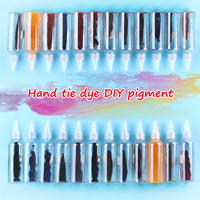 Poudre de teinture Tie Dye 24 couleurs non toxique, ensemble de teintures directes pour tissus et vêtements, colorants textiles, marque OSBNG, 2g/flacon