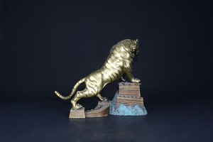 Sculpture de chaudron en bronze peint, artisanat personnalisé, style <span class=keywords><strong>royal</strong></span>, style chinois, taille réelle - Product Image 3