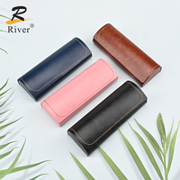 Vente en gros Advantage RHC908 Etui à lunettes personnalisé Etui à lunettes en cuir Etui à lunettes en PU avec logo personnalisé