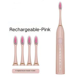 Chất lượng đảm bảo di động mềm răng Làm sạch 6 chế độ siêu âm răng sạch hơn cho thói quen hàng ngày bàn chải đánh răng điện - Product Image 4