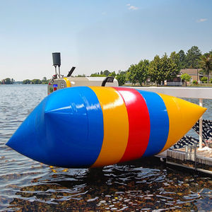 Funworldsport - Juego Deportivo Acuático Portátil para Exteriores, Almohada Flotante de PVC para Saltar, Catapulta de Agua Inflable - Product Image 3