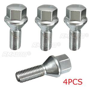 4/16 pièces Écrous de roue en alliage M12x1.5mm pour BMW E21 E30 E36 E46 E90 E91 E92 E93 Série 3 1975-2012 - Product Image 1