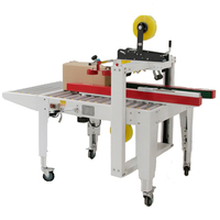 Machine électrique semi-automatique de scellage de cartons pour l'industrie des boissons Machine de scellage de boîtes de petites entreprises