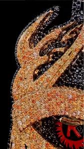 Flaming Eye Pendant With Moissanite Diamond With 925 Silver Iced Out Red Fiery Eye Centerpiece Hip Hop Pendant For Men Women - Product Image 5