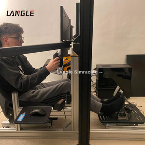 Simulador de vuelo VR de <span class=keywords><strong>4</strong></span> ejes, máquina de juego de conducción de cabina de carreras Sim de aluminio para entrenamiento al aire libre para Forza <span class=keywords><strong>Horizon</strong></span> 5 - Product Image 1
