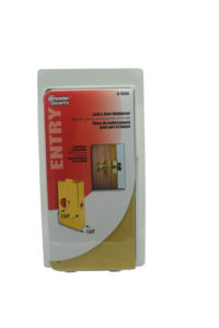 Renfort de serrure de protection de porte en acier inoxydable à trou unique, en laiton poli - Product Image 6