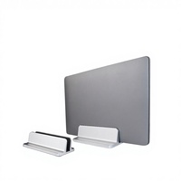 Support vertical réglable pour ordinateur portable en alliage d'aluminium usiné CNC, base pour téléphone portable, support de rangement de bureau