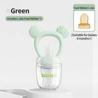 Ensemble d'alimentation pour bébés avec logo personnalisé du fabricant, sucettes en silicone sans BPA pour la congélation des fruits, mini-tétines d'alimentation pour bébés