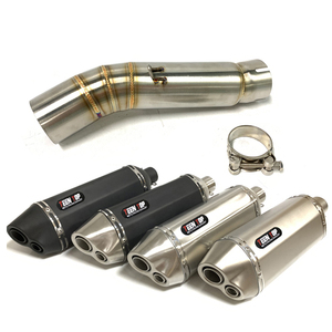 Pour YAMAHA 2019 2020 2021 <span class=keywords><strong>2022</strong></span> <span class=keywords><strong>Tenere700</strong></span> tuyau d'échappement moyen Tenere 700 tuyau d'échappement moyen lien connecter moto sans lacet - Product Image 1