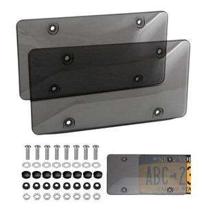 Y3003 xe tấm giấy phép Tinted tag <span class=keywords><strong>Shield</strong></span> bìa nhựa rõ ràng bảo vệ tấm giấy phép chủ đối với xe tấm giấy phép Bìa - Product Image 6