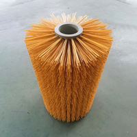 Brosse de massage complète en nylon rigide pour chevaux et bovins, avec manche en plastique de qualité industrielle, taille personnalisable, soulage les démangeaisons du bétail