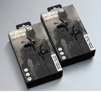 Headset Gaming Penjualan Terlaris Earphone Berkabel 3.5mm untuk Ponsel PC Live-Streaming Game Gaya PUBG Mikrofon Tuning Dual-Mic 1.2m