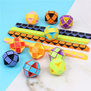 <span class=keywords><strong>Règle</strong></span> magique de couleur mini 24 sections <span class=keywords><strong>règle</strong></span> magique puzzle sphérique cube magique intelligence jouet d'éducation précoce - Product Image 6