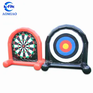 Kid and Adult Inflatable Football Soccer Dart Board Inflatable Golf Targets Dart Boards Stand Game For Sale