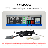 Nouveau contrôleur de température et d'humidité entièrement automatique par micro-ordinateur XM-18SW, contrôle à distance WIFI, incubateur d'œufs de grande taille 220V