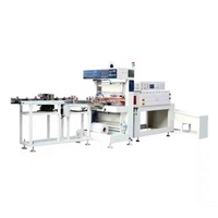 Machine d'emballage pneumatique semi-automatique à film rétractable pour sacs alimentaires, avec tunnel de scellage pour film POF en rouleau adhésif et ruban cylindrique