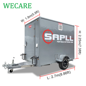 Wc portatile mobile Wecare <span class=keywords><strong>con</strong></span> <span class=keywords><strong>contenitore</strong></span> per doccia all'aperto per il campeggio - Product Image 2