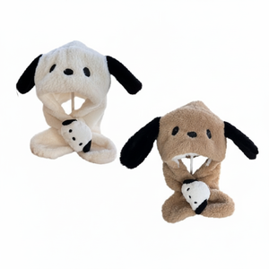 Piccolo cappello di pelliccia di passamontagna inverno cappello cane sciarpa al vapore prodotto nella categoria cappello e guanti - Product Image 1