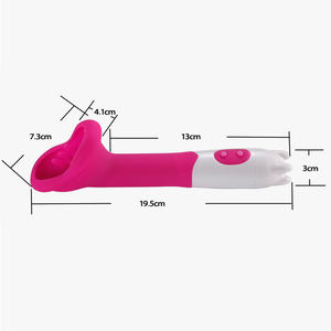Vibrador de Lengua de 12 Velocidades, Estimulador de Clítoris, Bomba de Vagina, Cepillo de Masaje para Pezones y Vagina - Product Image 5