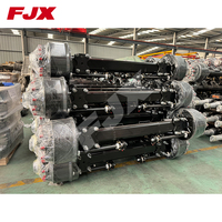 Vente en gros d'essieux de remorque allemands 12t, 16t, 14t, accessoires pour camions, essieux en acier de style allemand