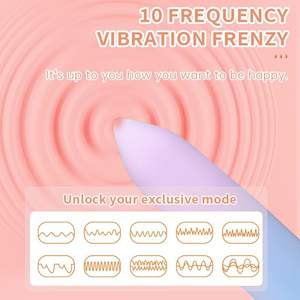 शक्तिशाली ग्रेडिएंट रंग 10 स्पीड मिनी उंगली वाला गोली कंपन महिलाओं के लिए रिचार्जेबल यूएसबी चार्जर मिनी लिपस्टिक वाइब्रेटर - Product Image 2