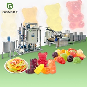Tofee Deposit Bandes de bonbons aigres Ligne de production d'ours gommeux Machine Pour <span class=keywords><strong>La</strong></span> Fabrication Des Bonbons et Lollipop - Product Image 1