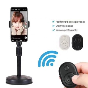 BT-compatibele afstandsbediening met draadloze <span class=keywords><strong>controller</strong></span> voor mobiele telefoon selfies, met verwisselbare CR2032 batterij voor TikTok - Product Image 5
