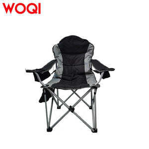 Silla Plegable para Exteriores Woqi, Silla Portátil para Playa y Camping, Asiento de Espuma Gris Claro, Diseño Compacto - Product Image 1