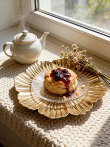 Assiette de présentation moderne en plastique en forme de pétale - Assiette décorative faite <span class=keywords><strong>à</strong></span> la main de 13 pouces pour mariages, réceptions et tables d'hôtel - Product Image 1