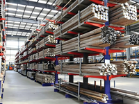 Étagère Cantilever Double Face Robuste en Acier pour Stockage Industriel en Entrepôt – Idéale pour le Stockage de Produits Allongés