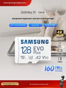 Nueva Tarjeta de <span class=keywords><strong>Memoria</strong></span> Original Samsung EVO Plus de 64GB/128GB/256GB/512GB, Tarjeta <span class=keywords><strong>SD</strong></span> V30 <span class=keywords><strong>Micro</strong></span> TF Flash U1/U3 C10 para Teléfono - Product Image 1