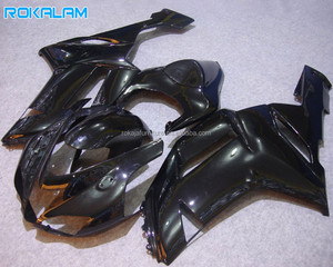 Carenados Negros Brillantes para <span class=keywords><strong>Kawasaki</strong></span> <span class=keywords><strong>Ninja</strong></span> ZX-6R 2007 <span class=keywords><strong>2008</strong></span> ZX6R <span class=keywords><strong>636</strong></span> 07 08 ZX636, Piezas de Repuesto para Motocicleta - Product Image 1