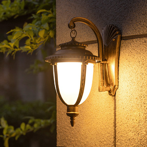 Lámpara de Pared Exterior de Latón con Difusor de Vidrio Templado, Luz LED Blanca Cálida de 3500K, Impermeable, Garantía de 10 Años, Iluminación para Jardín - Product Image 5