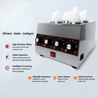 Chauffe-sauce électrique professionnel à quatre trous en acier inoxydable pour restaurants, traiteurs et buffets