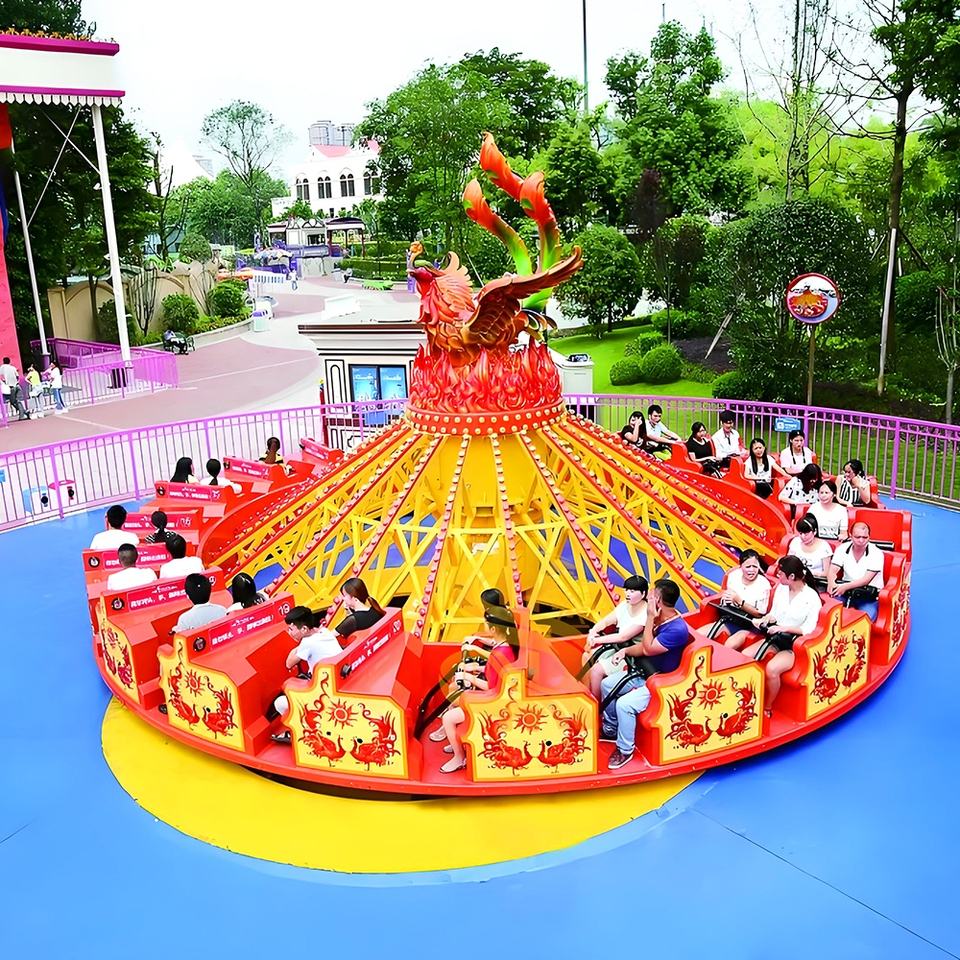 Total Ride Phoenix Phoenix Turntable Ride Classic Family Amusement Ride for Theme Parks ...