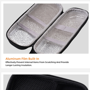Portable Waterproof EVA <strong>Hard</strong> <strong>Shell</strong> Carry <strong>Case</strong> Insulin Pen Storage <strong>Case</strong> Insulin Cooler Travel <strong>Case</strong> - Product Image 5