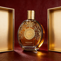 Fabricante de Botellas de Vidrio Vacías para Perfume con Cuello de Presión, Estilo Árabe, Nuevo Diseño, Botellas de Vidrio para Perfume de 30 ml, 50 ml, 100 ml