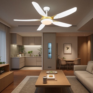 Wholesale 3CCT <b>Ceiling</b> <b>Fans</b> with Lights with Remote Control Wooden <b>Ceiling</b> <b>Fan</b> High CFM Quiet 3 Blade BLDC Reversible - Product Image 3