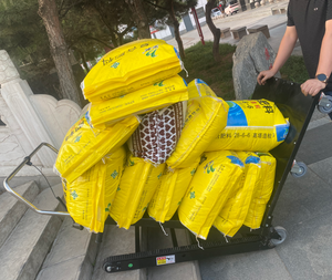 프리미엄 400KG 1200W 전기 휠 크롤러 계단 등반 기계 스틸 플랫폼 리프트 핸드 카트 트롤리 - Product Image 6