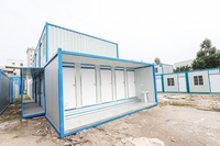 Cabine WC préfabriquée mobile et portable pour toilettes publiques, idéale pour parcs, hôtels et utilisation extérieure