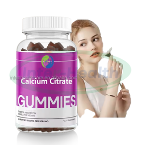 Ausreson OEM Halal Calcium De Citrate Gummy Supplément de soutien osseux 1000mg Gommes de citrate de calcium en vrac - Product Image 1