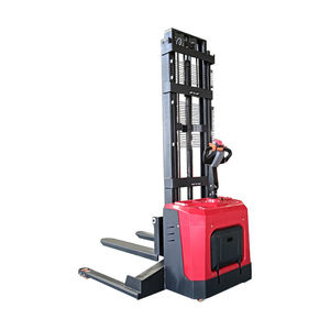 Hz รถเข็นยกขากว้างสำหรับงานหนักการออกแบบฐานเสริมความจุ2ตันใช้พลังงานลิเธียมไอออนสำหรับการใช้งานในร่ม/กลางแจ้ง - Product Image 1