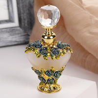 Flacons compte-gouttes de parfum fantaisie oriental d'huile essentielle arabe de luxe de 5ml