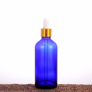 Bouteilles d'huiles essentielles en verre bleu personnalisées de haute qualité 15ml 20ml 30ml avec compte-gouttes et pulvérisateur, sérigraphiées - Product Image 5