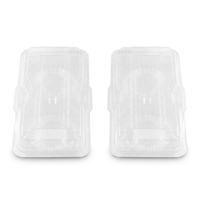 Couvercle de boîte à lunch, sandwich, gâteau, bonbons, sushi en PET recyclé transparent 0,2-0,5 mm, qualité alimentaire, sans BPA, impression UV personnalisée