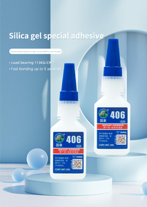 Super Glue 406 Acrylique à Prise Rapide 20g Adhésif à Viscosité Moyenne Instantanée pour Cuir, Bijoux, Chaussures, Bois et Emballage - Product Image 6